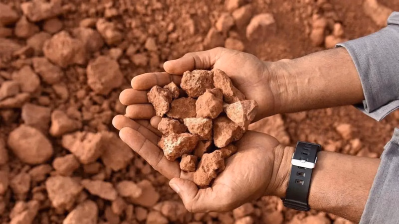 Bauxite mines in West Asia and the Middle East