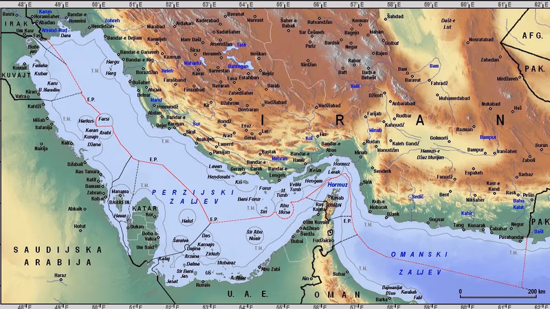Iran's transportation routes