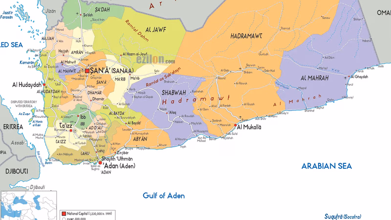 Where is Yemen and how is situation of capital turnover?