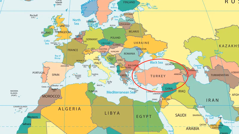 What are geography, language and economy of Turkey?