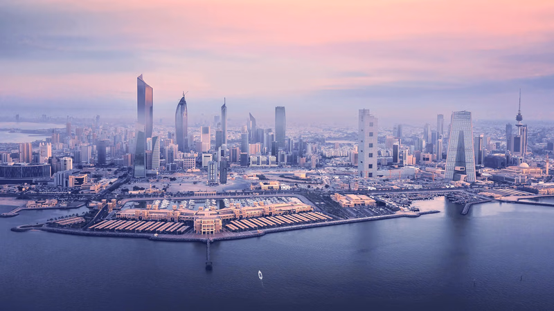 How is Kuwait's trade with the world?