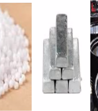 Bitumen - Zinc (with various percentages) - Urea Fertilizer 46% - Engine Oil and Non-ferrous Metals