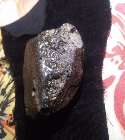 Carbonado Black diamond meteorite Stone