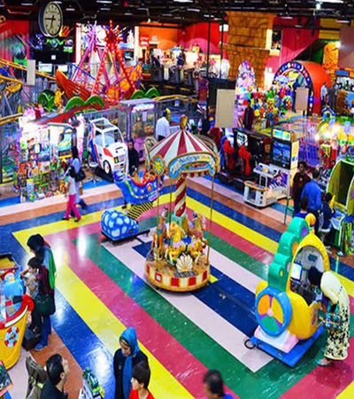 Production and export of amusement park and playhouse equipment