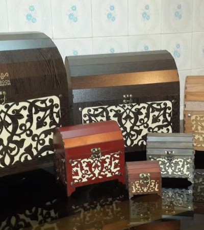 جعبه های چوبی سنتی
