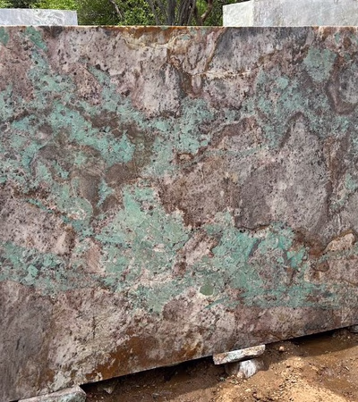 Amazonite Quartzite, Titanium Granite - Blocks and Slabs